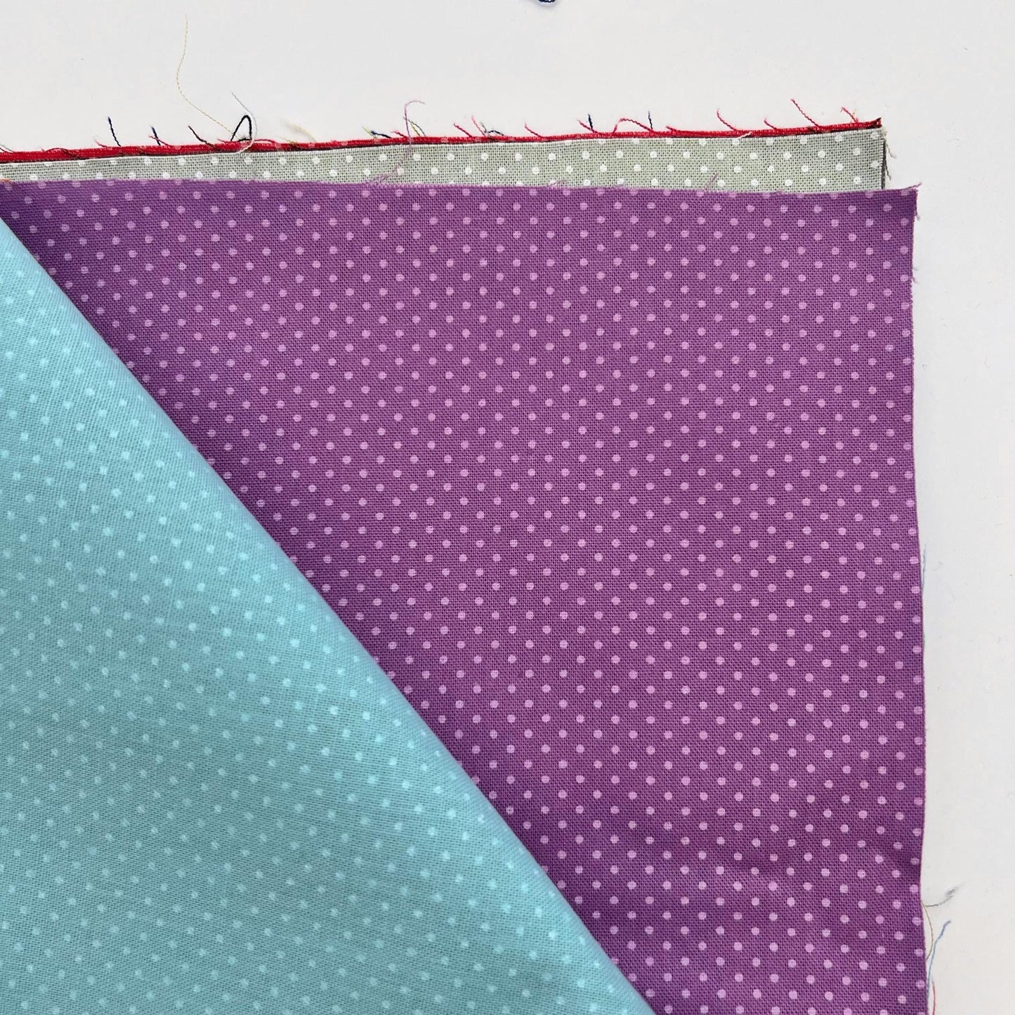 DESTASH Classic Dots Junior 10" Stack, Kit Id 4788, 10" Precut Multicolored Polka Dot Layer Cake Fabric Squares