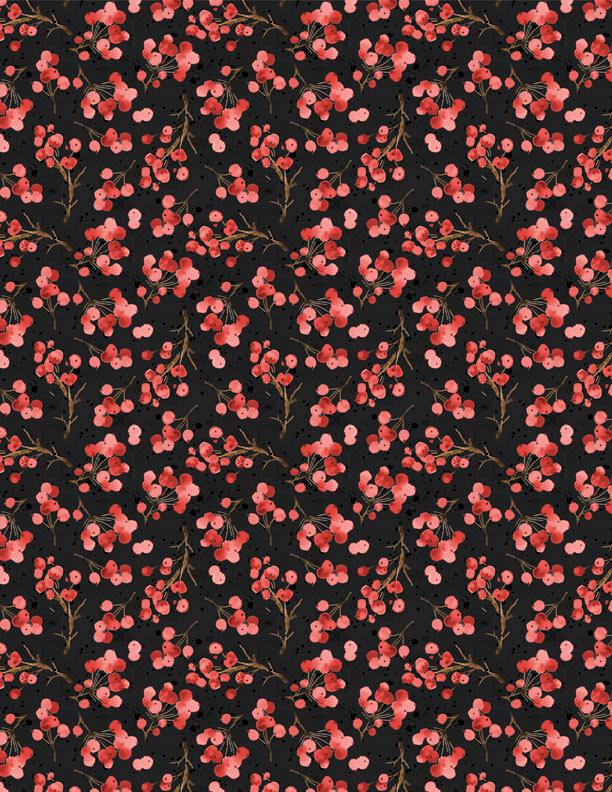 Cardinal Celebration 5 Karat Crystals Charm Pack, Wilmington 859-508, Precut 5" Winter Christmas Cardinals Birds Poinsettias Fabric Squares