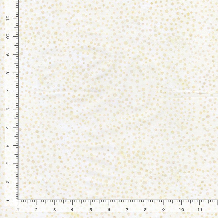 Tonga Amber Batik - Tan Dots on Cream Batik Sprinkles Fabric, Timeless Treasures B6192-Almond, Neutral Batik Background Fabric, By the Yard