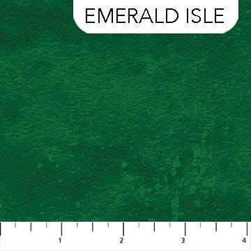 Toscana - Dark Green Mottled Blender Fabric, Northcott 9020-780 Emerald Isle, Green Tonal Texture Cotton Blender Fabric, By the Yard
