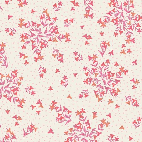 Bloomcore 10" Squares, Art Gallery Fabrics 10WBLC, 10" Precut Yellow Pink Blue Floral Fabric Squares, AGF Studios