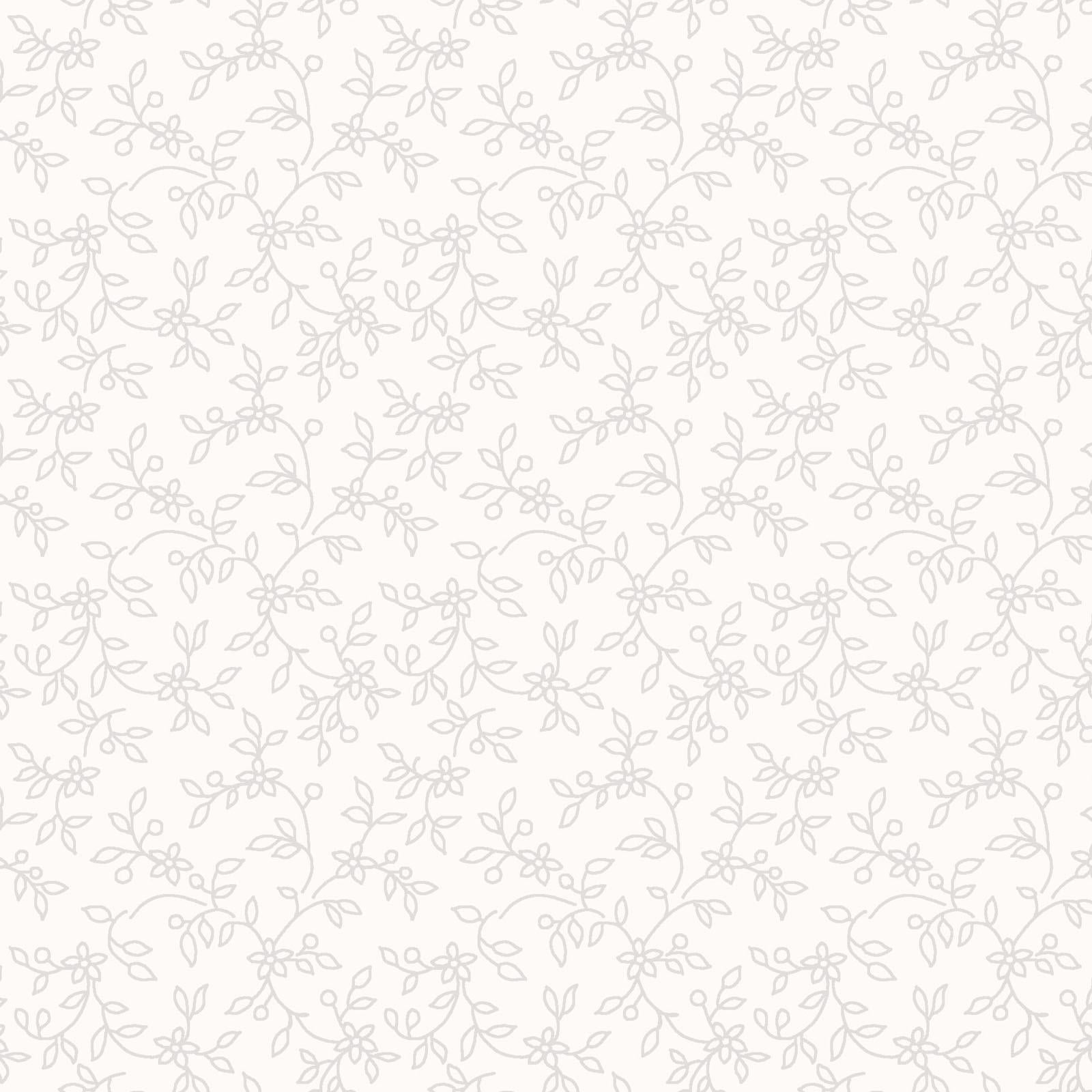 Solitaire Soft White 16 Fat Quarters Bundle, Maywood Studio FQ-MASSOLT-SW, 18" x 22" Precut White on White Neutral Fat Quarters Fabric