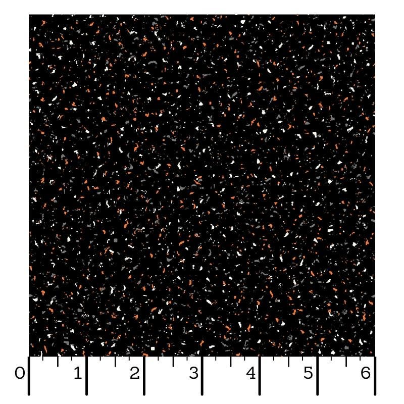 Goth Gardens - Black Orange Blender Fabric, Maywood Studio MAS10856-J, Black Halloween Blender Background Fabric, By the Yard