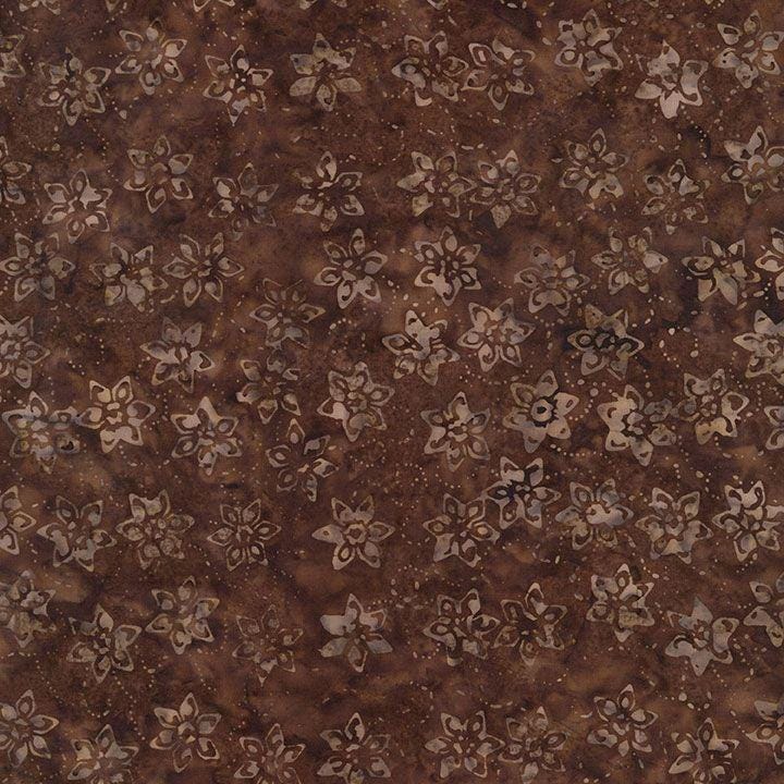 Tonga Luna Batik 10" Squares, Timeless Treasures Treat-Square42 Luna, 10" Precut Blue Brown Cream Batik Quilt Fabric Squares