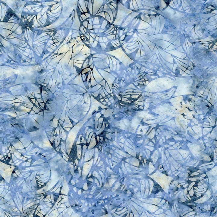 Tonga Luna Batik 10" Squares, Timeless Treasures Treat-Square42 Luna, 10" Precut Blue Brown Cream Batik Quilt Fabric Squares