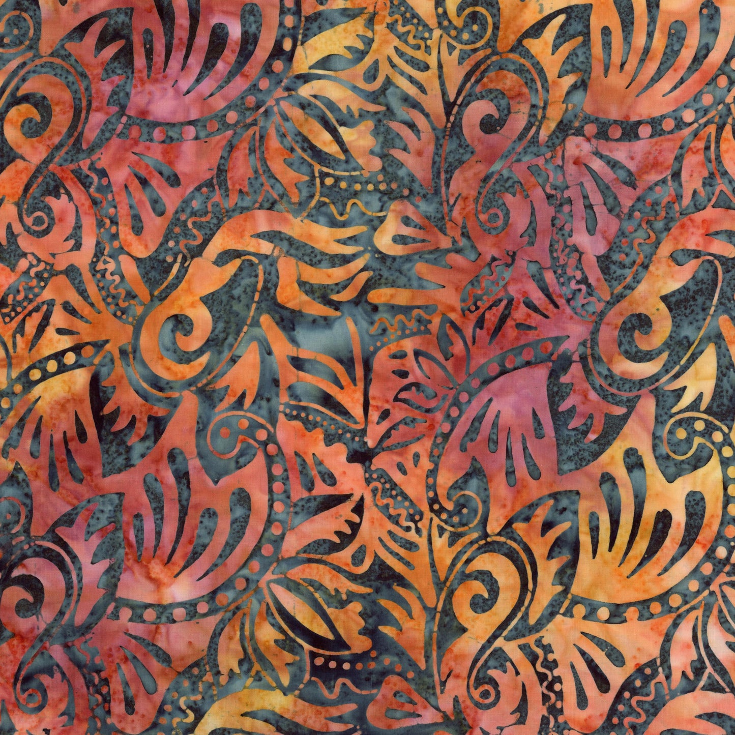 Expressions Batiks - Garden Fresh 5" Stacker, Riley Blake 5-23416-42, 5" Precut Floral Batik Fabric Squares