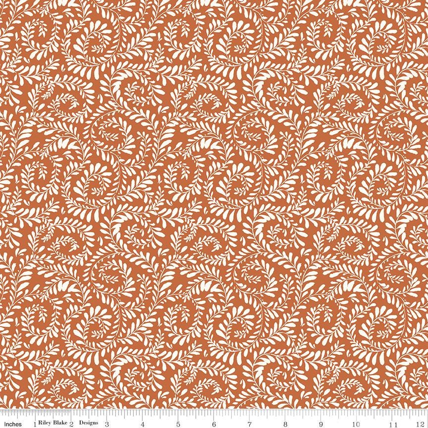 Sunflower Whispers 5" Stacker, Riley Blake 5-16670-42, 5" Precut Botanical Autumn Fall Yellow Green Rust Floral Fabric Squares, Lisa Audit