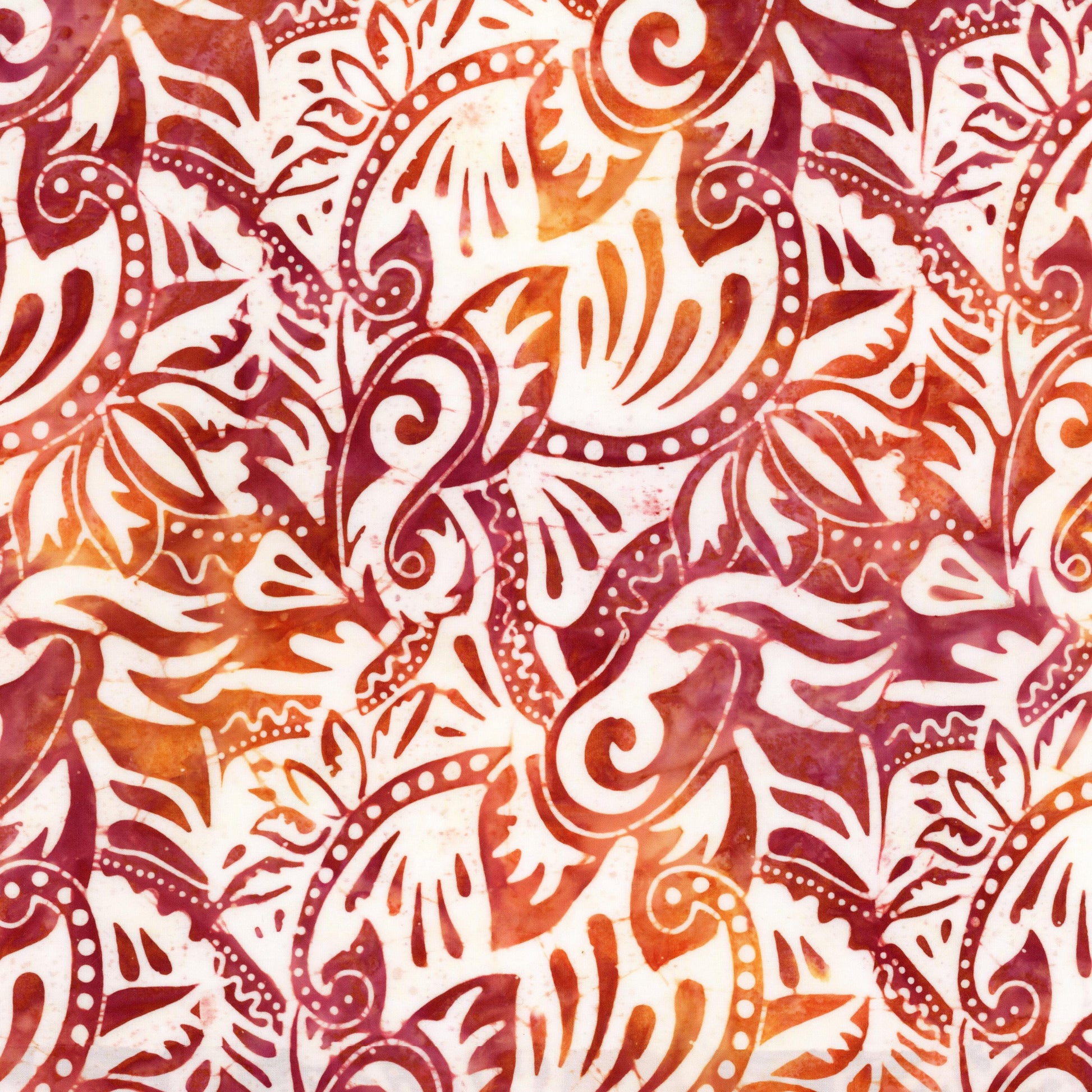 Expressions Batiks - Garden Fresh Rolie Polie, Riley Blake RP-23416-40, 2.5" Precut Teal Green Purple Orange Floral Batik Fabric Strips