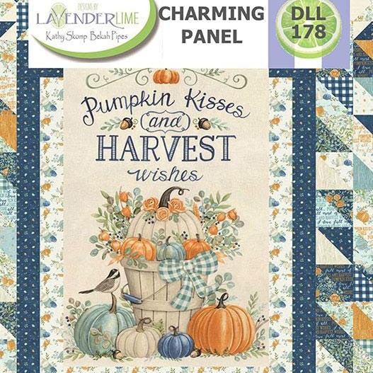 Charming Panel Frame Quilt Pattern, Designs by Lavender Lime DLL178, Fabric Panel 5" Charm Squares Friendly Easy Quilt Pattern