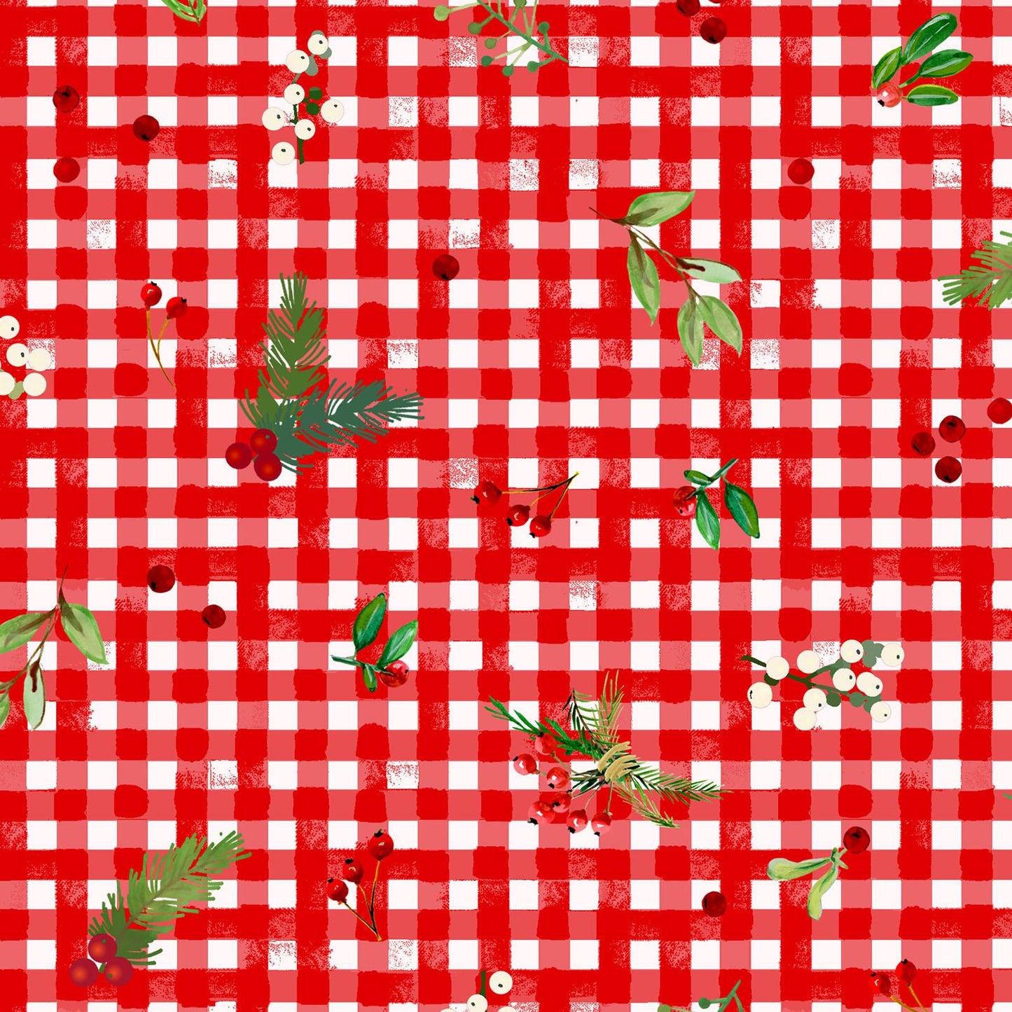 Winter Wreaths 10" Squares, Maywood Studio SQ-MASWIWR, 10" Precut Rustic Christmas Xmas Quilt Fabric Squares
