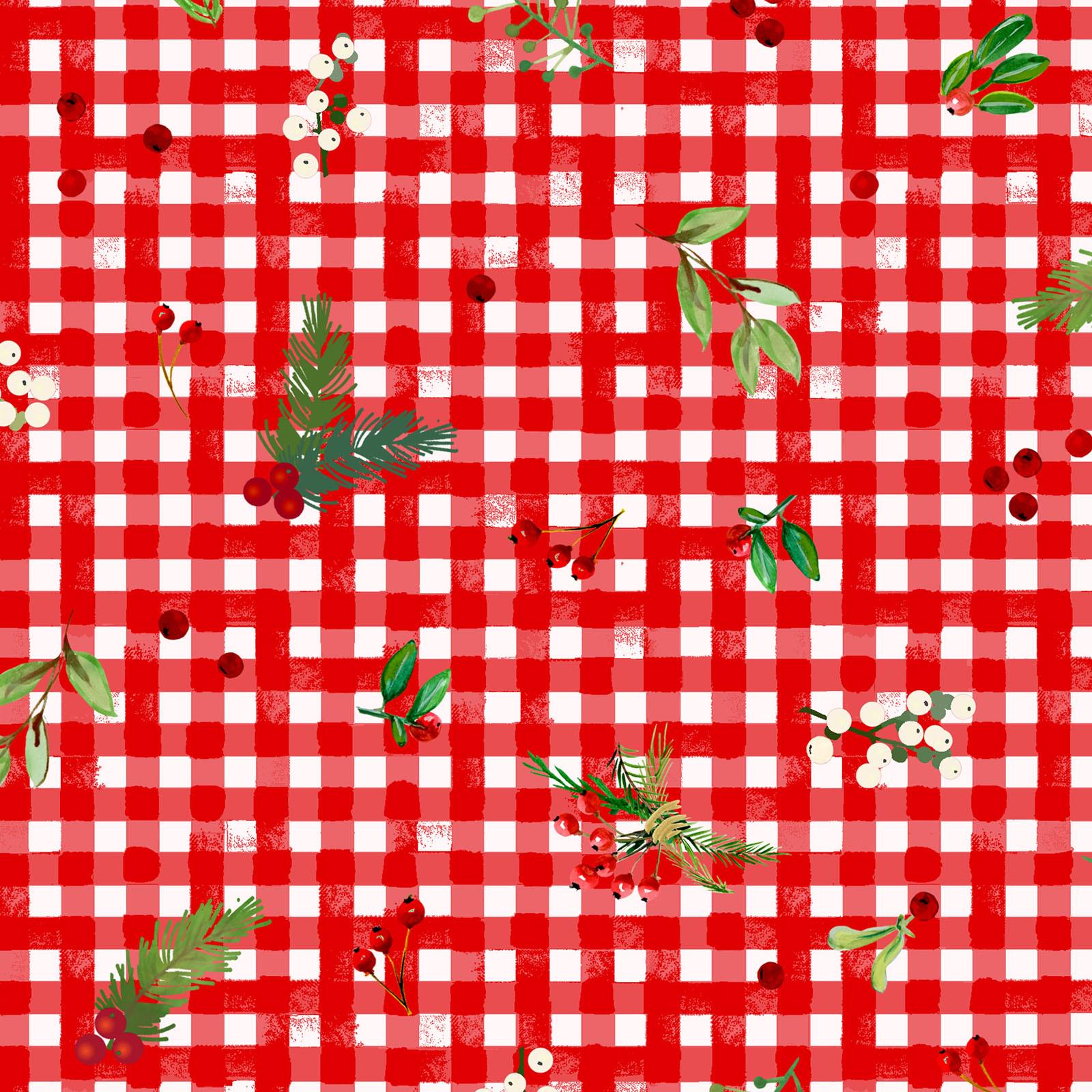 Winter Wreaths 10" Squares, Maywood Studio SQ-MASWIWR, 10" Precut Rustic Christmas Xmas Quilt Fabric Squares