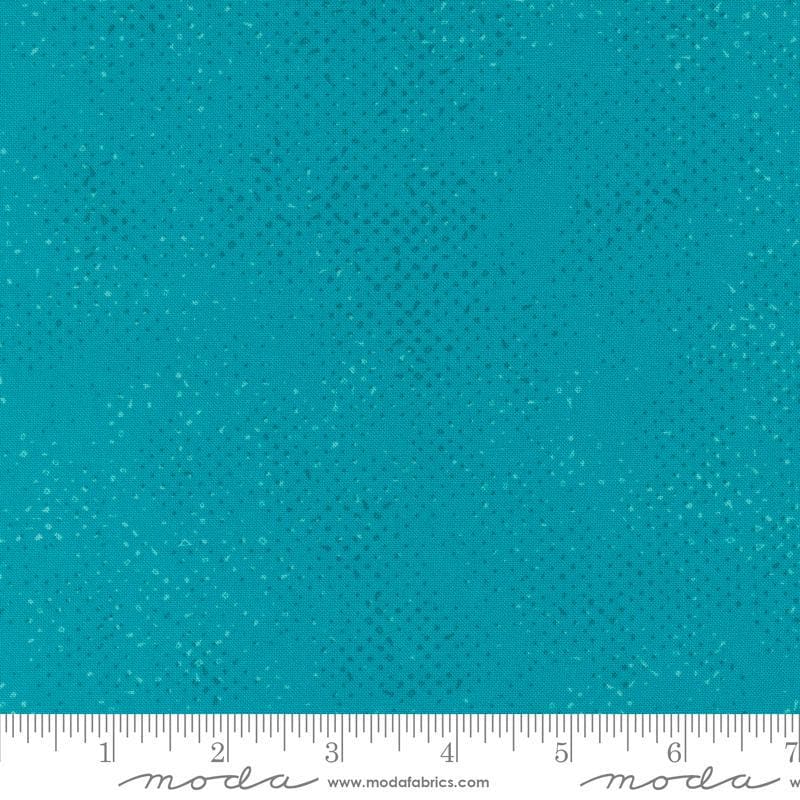 Turquoise Tonal Fabric, Moda 1660 44 Turquoise, Spotted Turquoise Tonal Texture Blender Fabric, Zen Chic, By the Yard