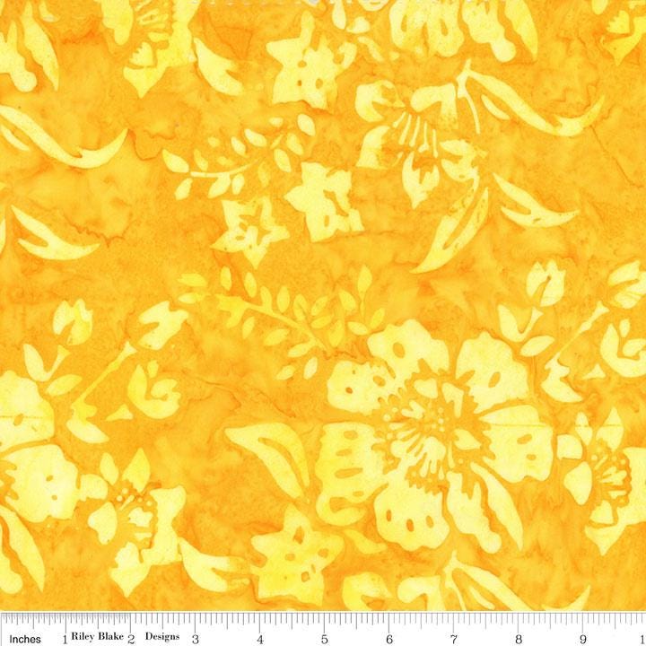 Expressions Batiks Tradewinds Rolie Polie, Riley Blake RP-23288-40, 2.5" Precut Green Blue Brown Tropical Batik Fabric Strips