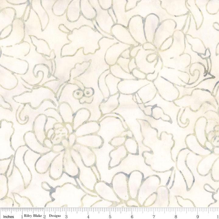 Expressions Batiks Tradewinds Rolie Polie, Riley Blake RP-23288-40, 2.5" Precut Green Blue Brown Tropical Batik Fabric Strips