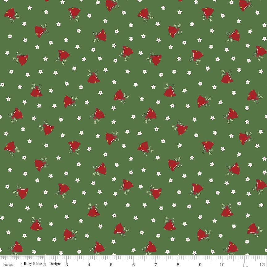 Mistletoe and Holly 2.5" Rolie Polie, Riley Blake RP-16400-40, 2.5" Precut Red Green Christmas Fabric Strips, Beverly McCullough
