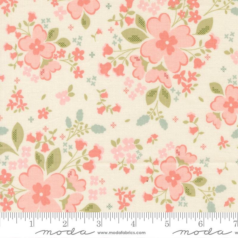 Sunbonnet Jelly Roll, Moda 31760JR, 2.5" Precut Pink Blue Green Pastel Floral Fabric Strip Roll, Heather Briggs, My Sew Quilty Life