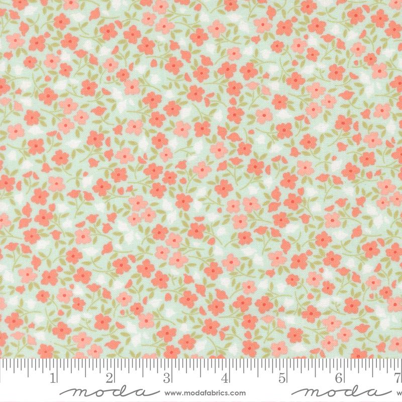 Sunbonnet Jelly Roll, Moda 31760JR, 2.5" Precut Pink Blue Green Pastel Floral Fabric Strip Roll, Heather Briggs, My Sew Quilty Life