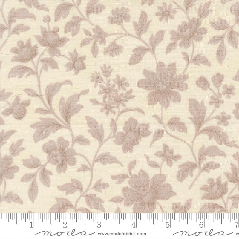 Ambiance 5" Charm Pack, Moda 44410PP, Neutral Beige Cream Floral 5" Precut Autumn Fall Floral Paisley Fabric Charm Squares, 3 Sisters