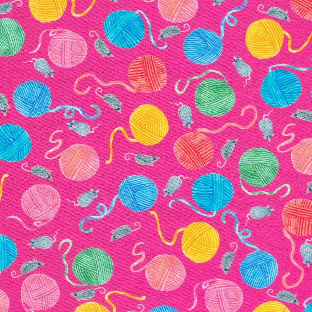 Whisker Wonderland 5" Charm Squares, Robert Kaufman CHS-1331-42, 5" Precut Kitty Cats Cat Lover Floral Charm Pack Fabric Squares, Naharana