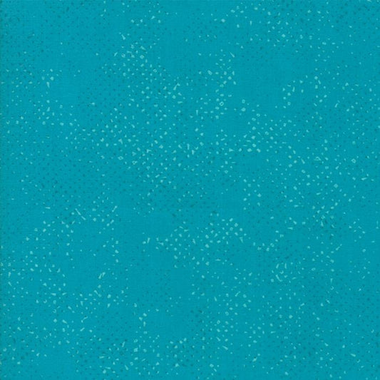 Turquoise Tonal Fabric, Moda 1660 44 Turquoise, Spotted Turquoise Tonal Texture Blender Fabric, Zen Chic, By the Yard