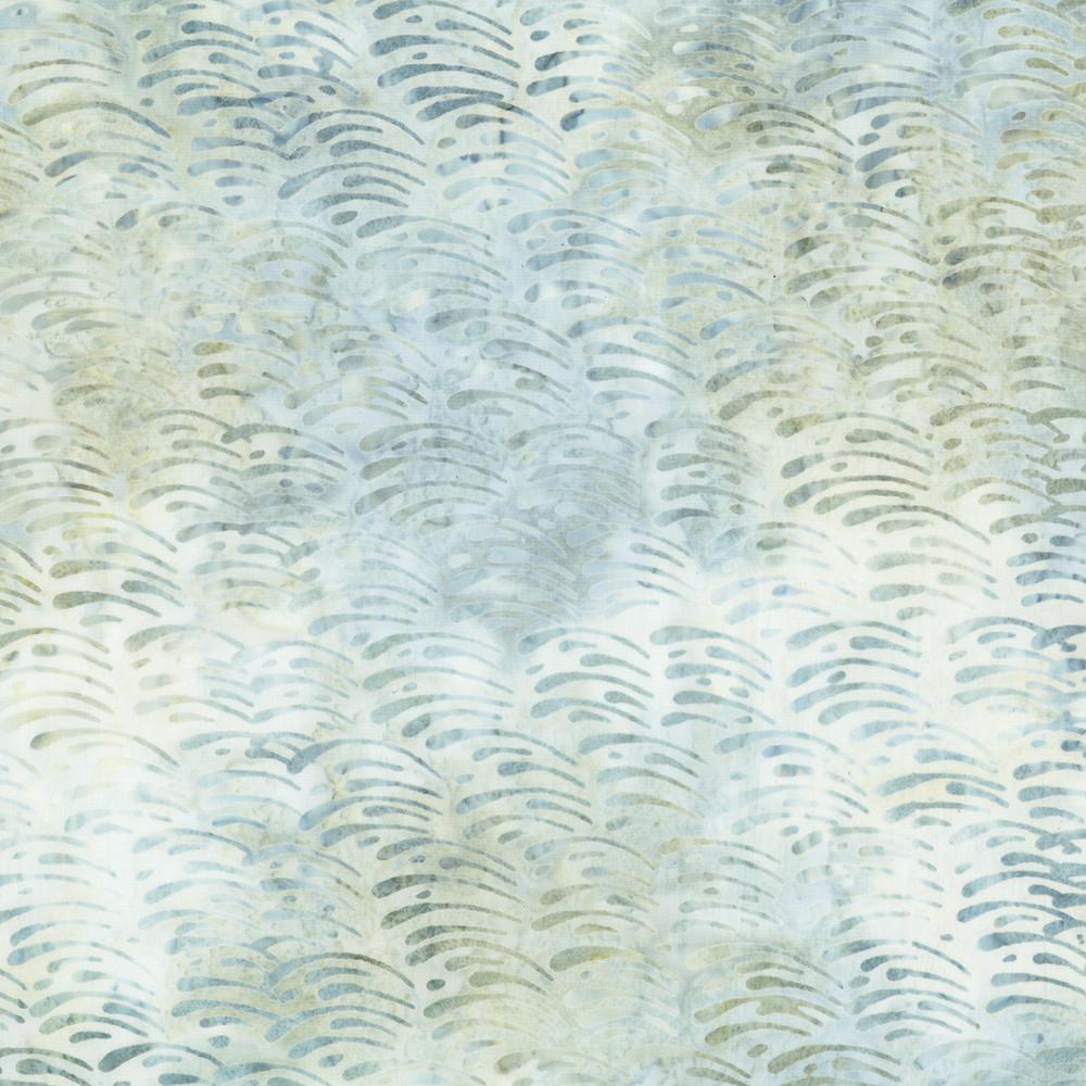 Artisan Batiks - Morning Mist 2025 2.5" Roll Up, RU-1332-40, Blue Green Beige Pastel Batik Jelly Roll Precut Fabric Strips, Robert Kaufman