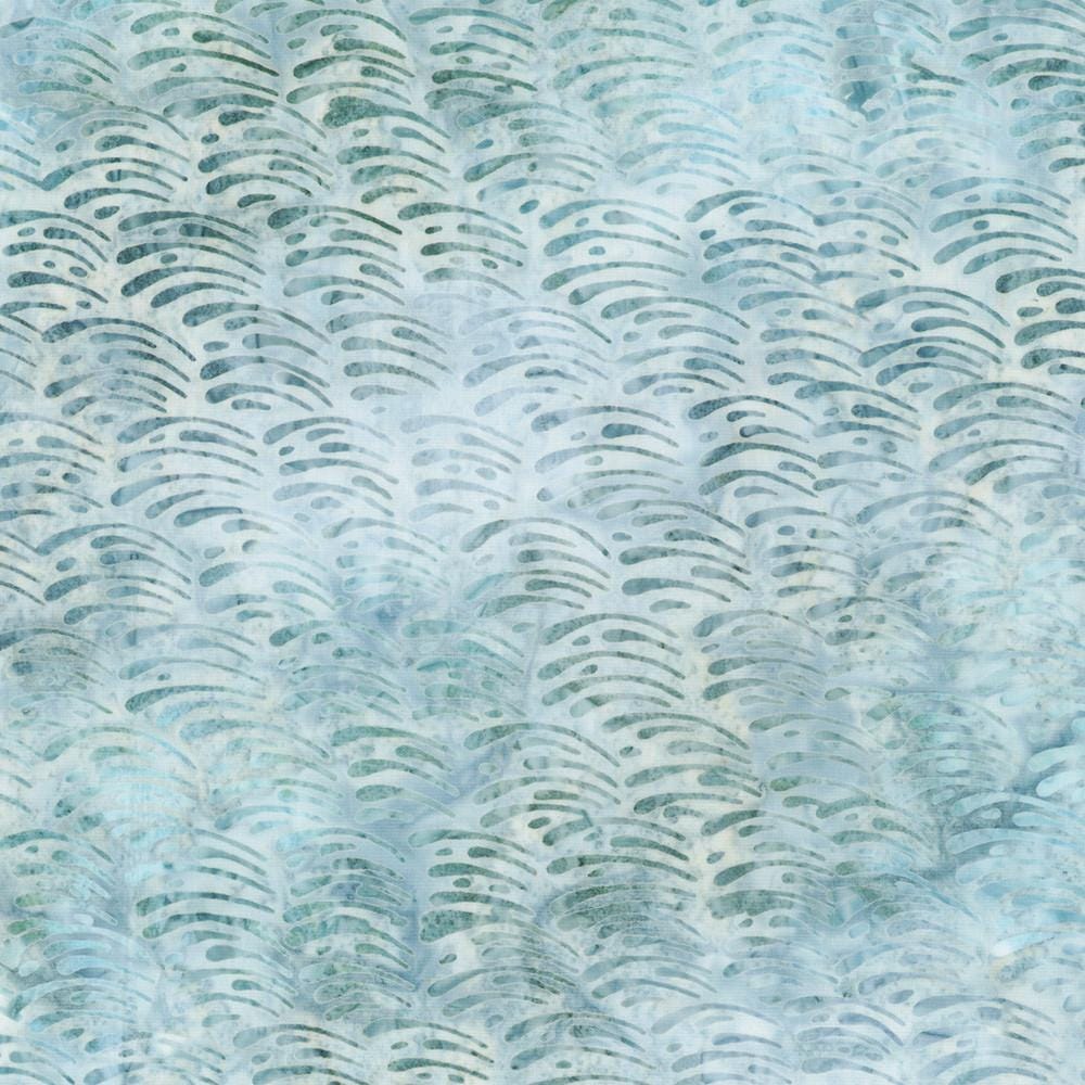 Artisan Batiks - Morning Mist 2025 2.5" Roll Up, RU-1332-40, Blue Green Beige Pastel Batik Jelly Roll Precut Fabric Strips, Robert Kaufman