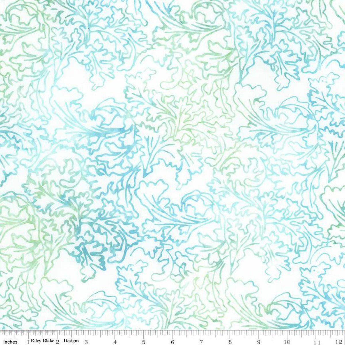 Expressions Batik Kalinda 5" Stacker, Riley Blake 5-23487-42, 10" Precut Tropical Floral Batik Fabric Squares