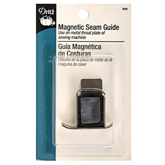 Magnetic Seam Guide, Dritz 626, Seam Guide for Sewing Machines, Reusable Removable Seam Guide