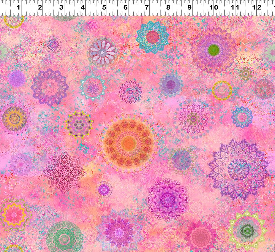 Lily Pond 20 Fat Quarter Bundle, Clothworks FQ0524, Water Lilies Koi Fish Dragonflies Pink Blue Green Floral Fabric
