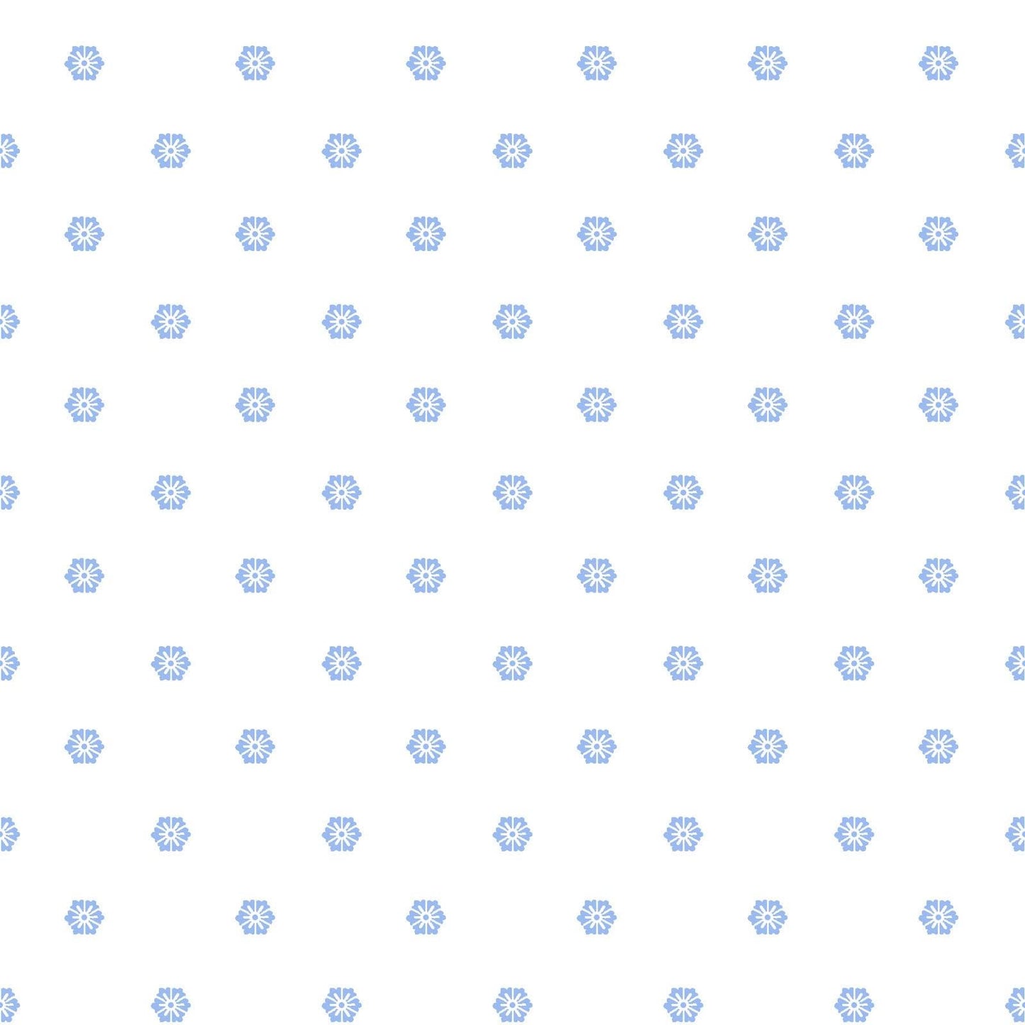 Blue Belle 2.5" Strips, Maywood Studio ST-MASBLBE, 2.5" Precut Blue White Floral Fabric Strips, Floral Fabric Strip Roll