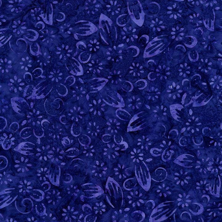 Tonga Lilac Batik 5" Squares, Timeless Treasures Treat-Mini42 Lilac, 5" Precut Blue Purple White Batik Charm Pack Squares