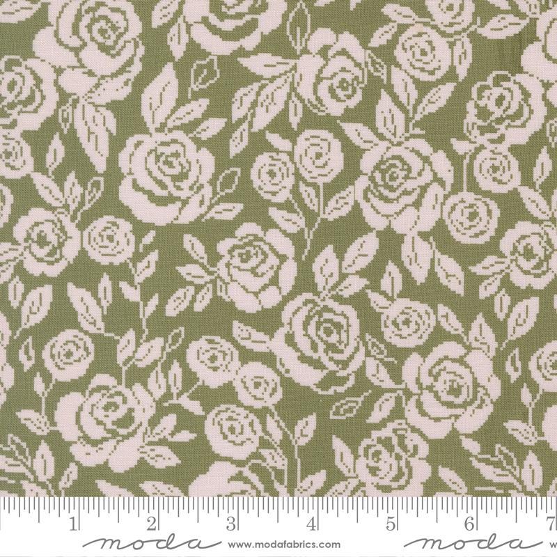 Wild Honey 5" Charm Pack, Moda 5250PP, 5" Precut Floral Honeybees Pink Green Gold Blue Fabric Squares, Lella Boutique