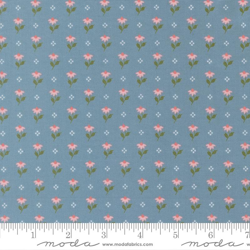 Wild Honey 5" Charm Pack, Moda 5250PP, 5" Precut Floral Honeybees Pink Green Gold Blue Fabric Squares, Lella Boutique