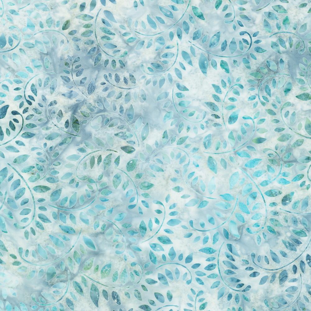 Artisan Batiks - Morning Mist 2025 2.5" Roll Up, RU-1332-40, Blue Green Beige Pastel Batik Jelly Roll Precut Fabric Strips, Robert Kaufman