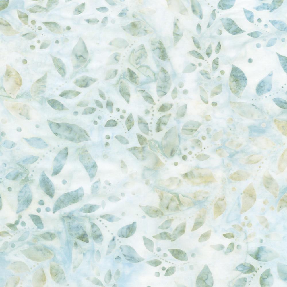 Artisan Batiks - Morning Mist 2025 2.5" Roll Up, RU-1332-40, Blue Green Beige Pastel Batik Jelly Roll Precut Fabric Strips, Robert Kaufman