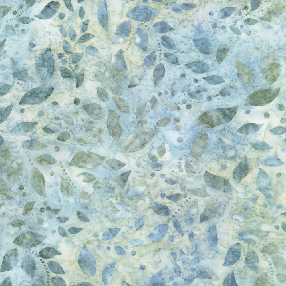 Artisan Batiks - Morning Mist 2025 2.5" Roll Up, RU-1332-40, Blue Green Beige Pastel Batik Jelly Roll Precut Fabric Strips, Robert Kaufman
