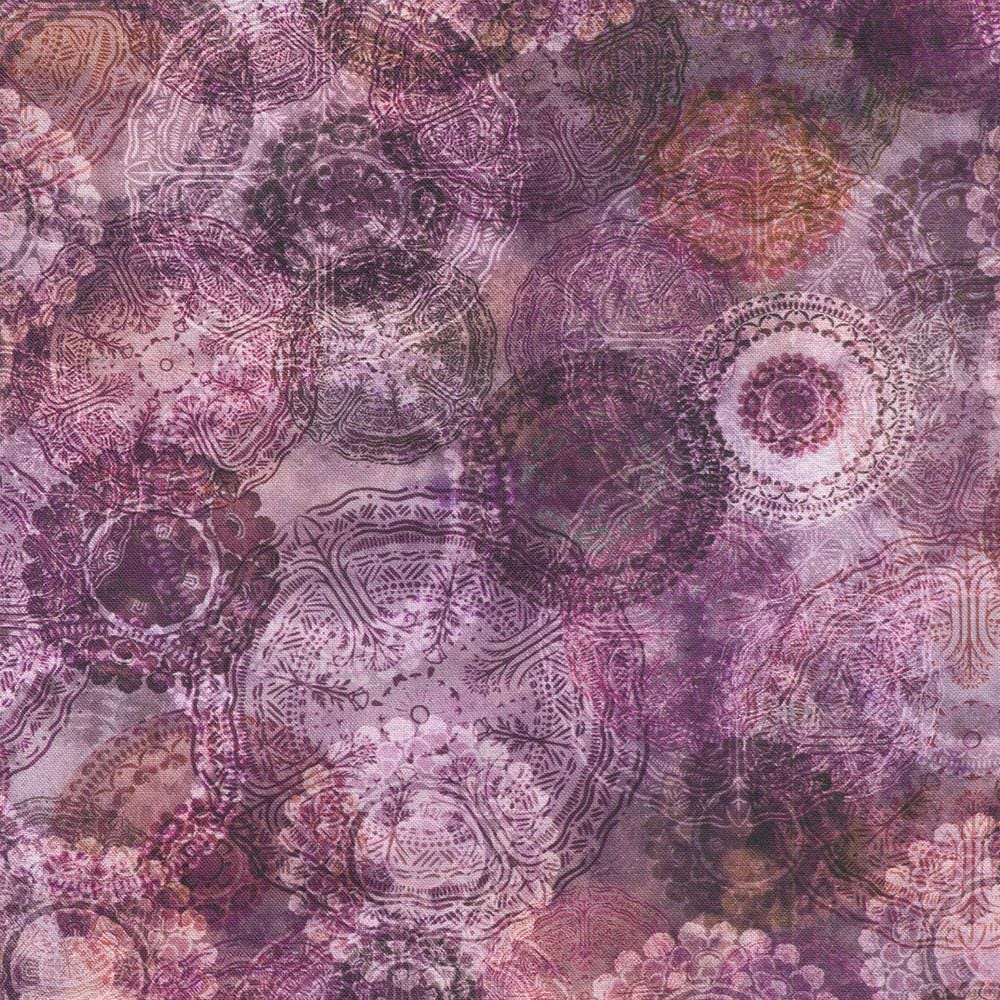 Serene Dream 10" Fabric Squares, Robert Kaufman TEN-1412-42, Pink Green Blue Purple Asian Japanese Inspired 10" Precut Fabric Squares