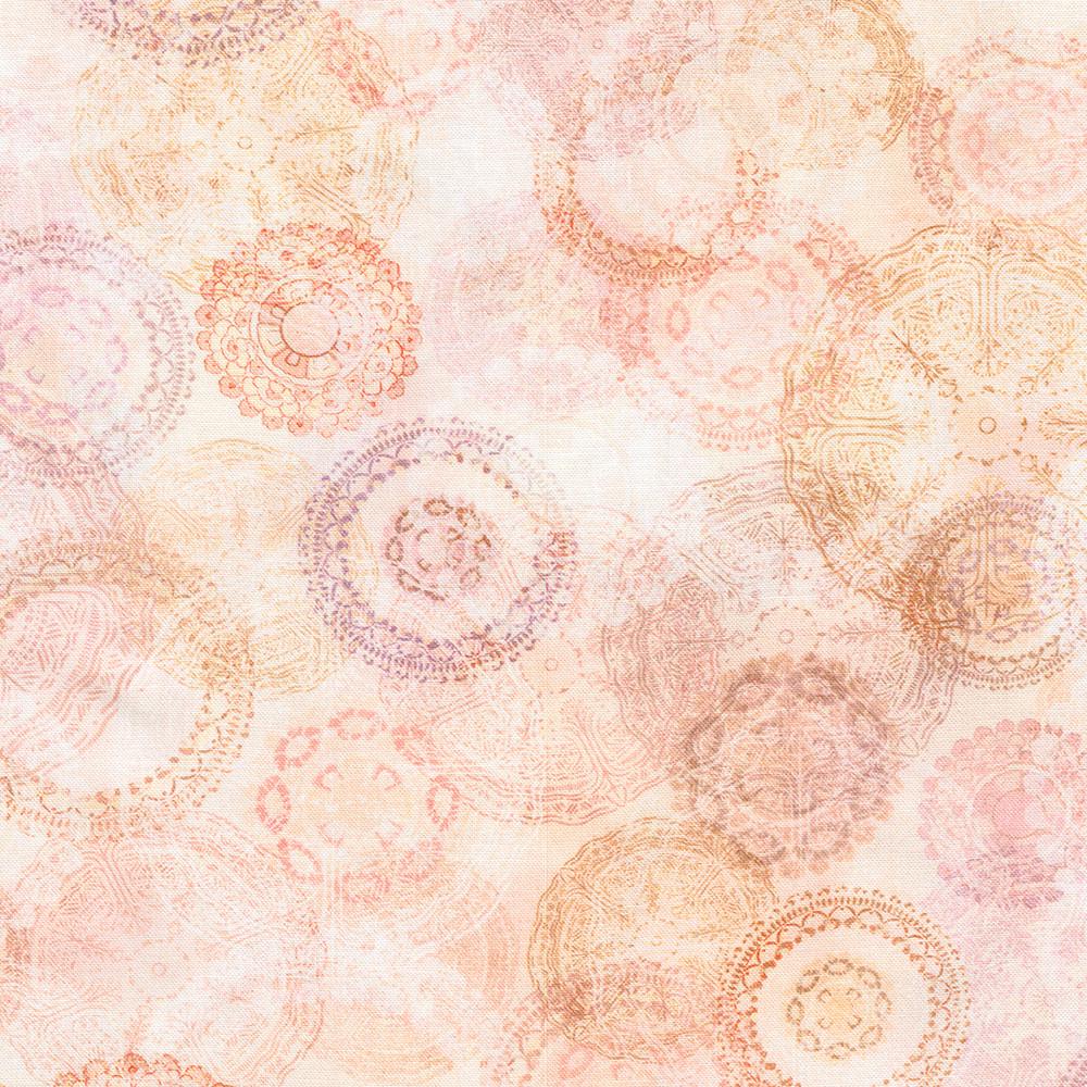 Serene Dream 10" Fabric Squares, Robert Kaufman TEN-1412-42, Pink Green Blue Purple Asian Japanese Inspired 10" Precut Fabric Squares