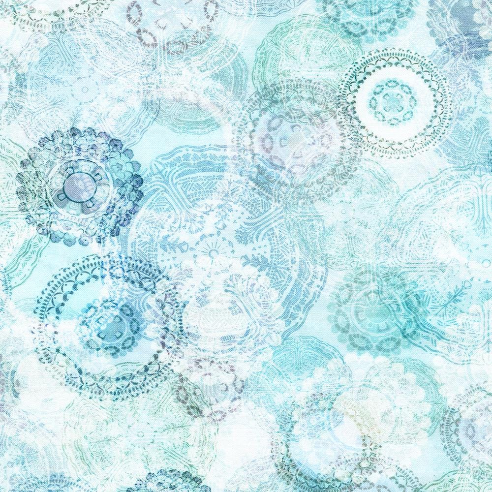 Serene Dream 10" Fabric Squares, Robert Kaufman TEN-1412-42, Pink Green Blue Purple Asian Japanese Inspired 10" Precut Fabric Squares