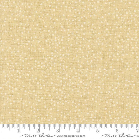 Thatched Dotty - Darling Peony Champagne Cream Tonal Texture Fabric, Moda 48715 228, Beige White Blender Fabric, Robin Pickens, By the Yard