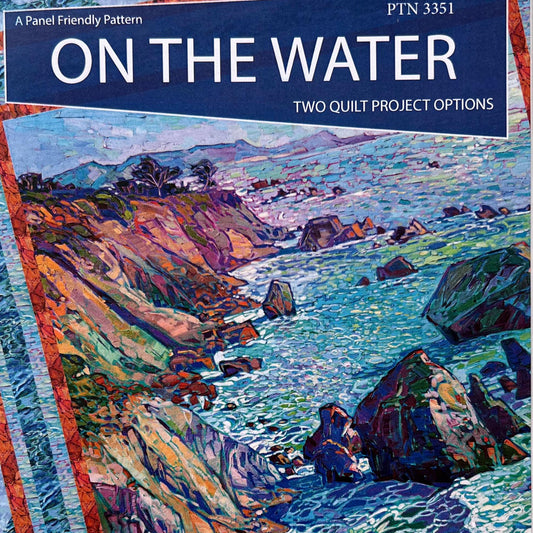 On the Water Panel Frame Quilt Pattern, Tamarinis TOTW251 PTN3351, Snails Trail Large Panel Frame Pattern, Border Print Pattern