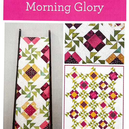 Morning Glory Quilt Pattern, V and Co VC1292, Yardage Friendly Ombre Flowers Quilt Pattern, Vanessa Christenson