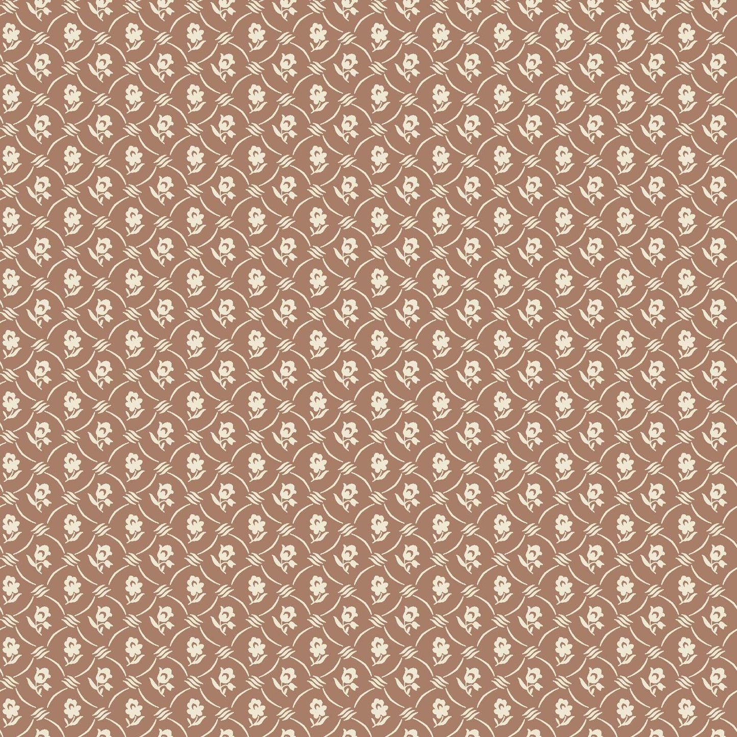 French Market 5" Charm Pack, Maywood Studio CP-MASFRMA, 5" Precut Purple Cream Brown Red Yellow Green Floral Charm Pack Fabric Squares