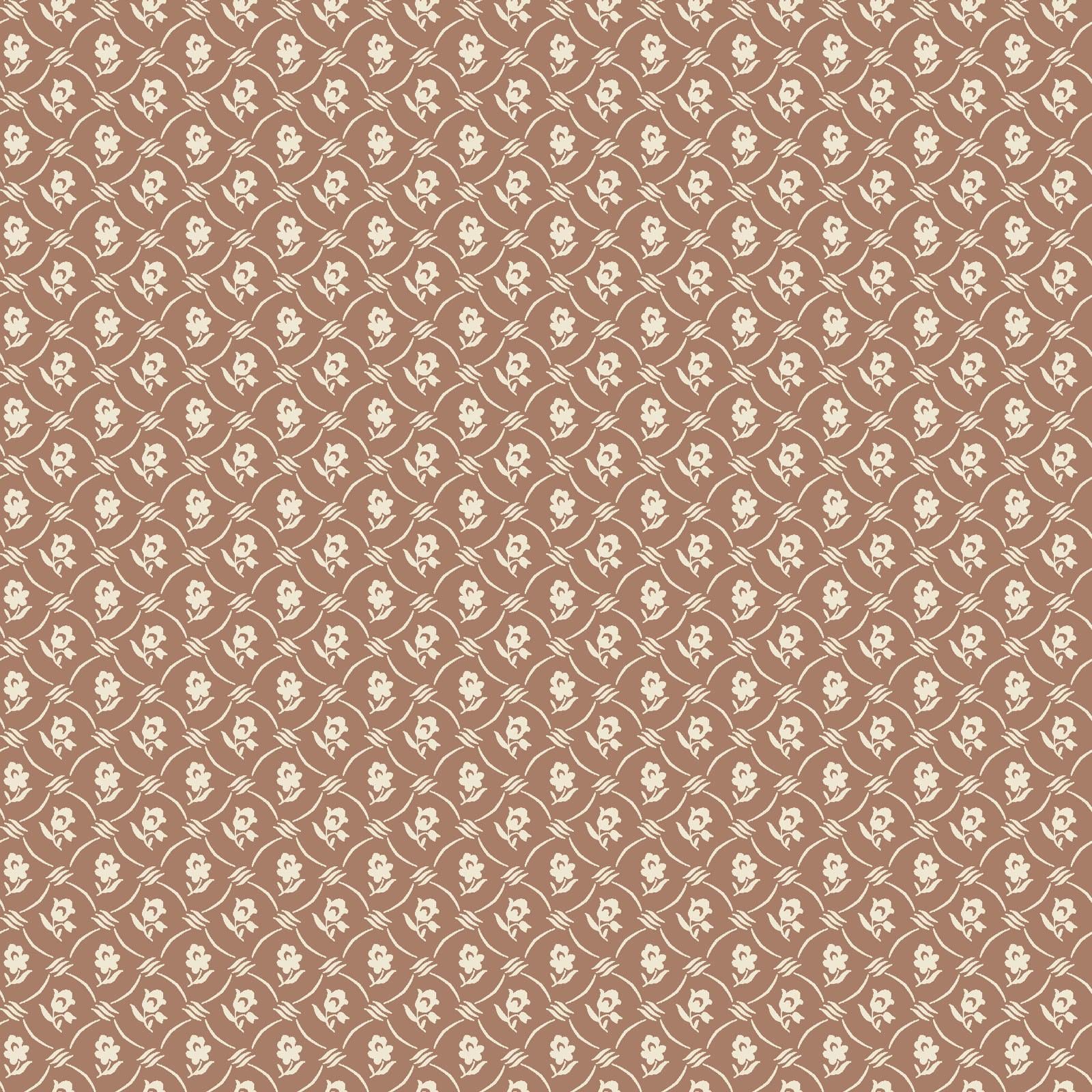 French Market 10" Squares, Maywood Studio SQ-MASFRMA, 10" Precut Purple Cream Brown Red Yellow Green Floral Fabric Squares