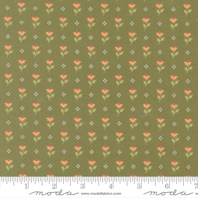 Wild Honey 30 Fat Quarter Bundle, Moda 5250AB, 18 x 22 Fabric Cuts, Pink Blue Green Gold Floral Fabric FQ Bundle, Lella Boutique
