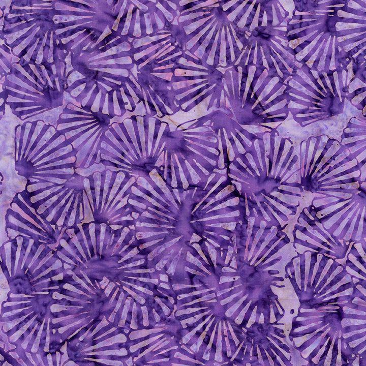 Tonga Lilac 2.5" Strips, Timeless Treasures Treat-Strip40 Lilac, 2.5" Precut Purple Blue White Batik Fabric Strips
