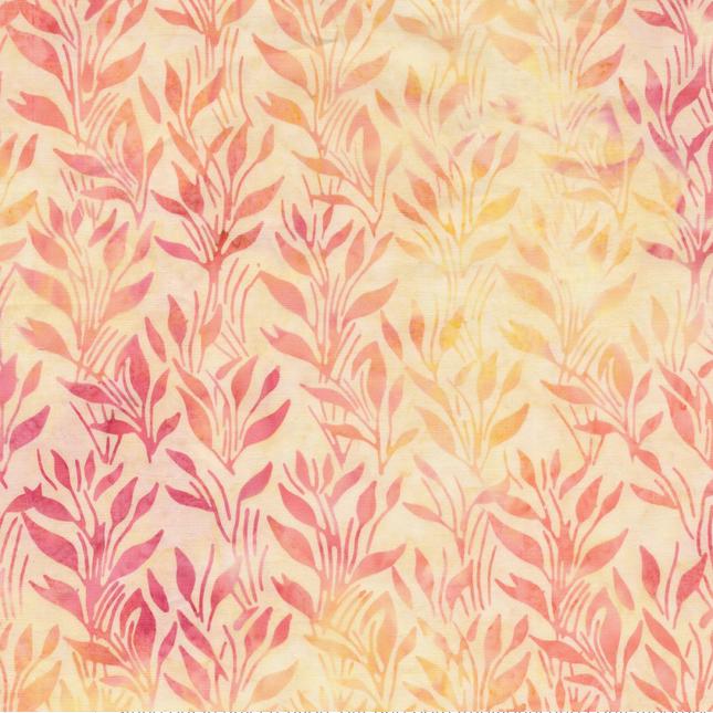 Hello Sunshine Strip Pack, Island Batik, 2.5" Precut Yellow Pink Orange Batik Jelly Roll Fabric Strips
