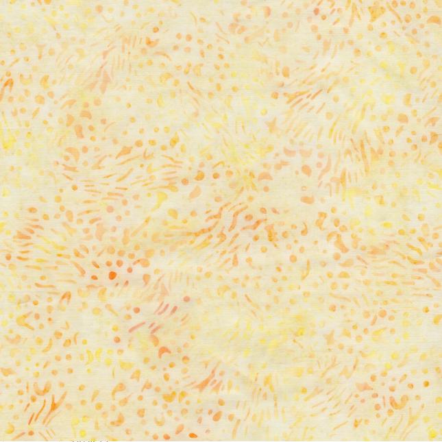 Hello Sunshine Strip Pack, Island Batik, 2.5" Precut Yellow Pink Orange Batik Jelly Roll Fabric Strips