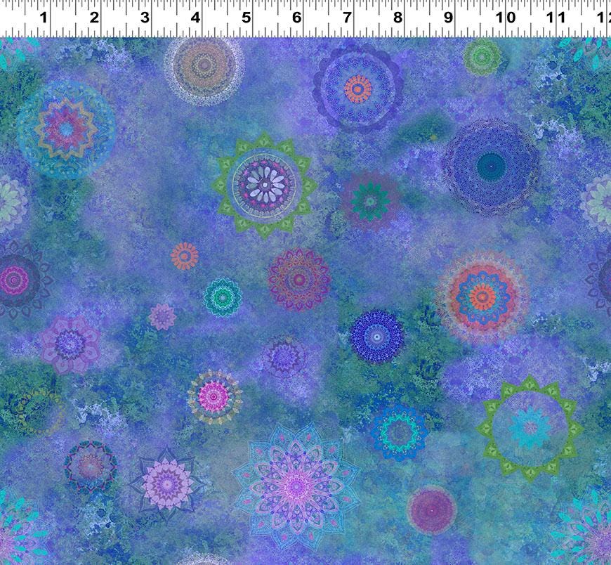 Lily Pond 20 Fat Quarter Bundle, Clothworks FQ0524, Water Lilies Koi Fish Dragonflies Pink Blue Green Floral Fabric