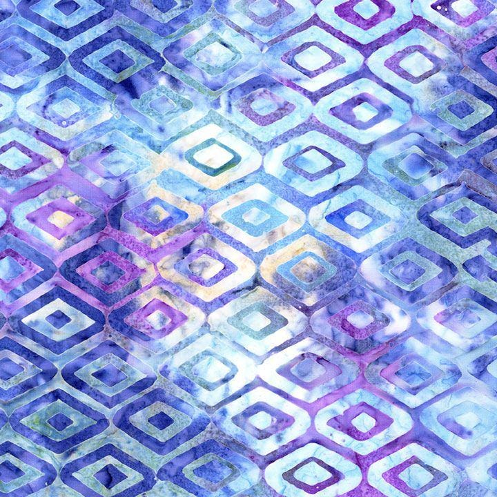 Tonga Lilac Batik 5" Squares, Timeless Treasures Treat-Mini42 Lilac, 5" Precut Blue Purple White Batik Charm Pack Squares